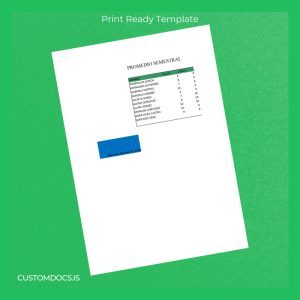 custom Mexico RGRT Diploma Template File Preview - CustomDocs