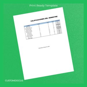 custom Mexico RMMG Diploma Template File Preview - CustomDocs