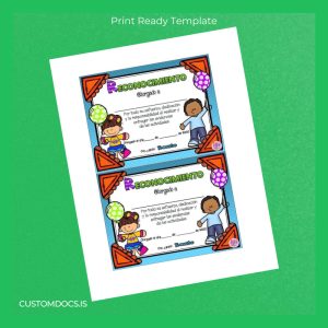 custom Mexico Recognition Certificate Template File Preview - CustomDocs