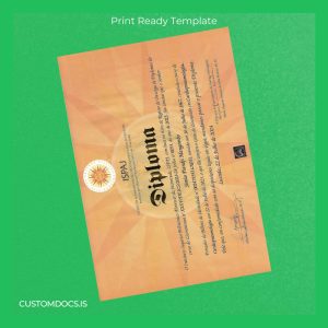 custom Mozambique Instituto Superior Politécnico Jovens da Inventividade Diploma File Preview - CustomDocs