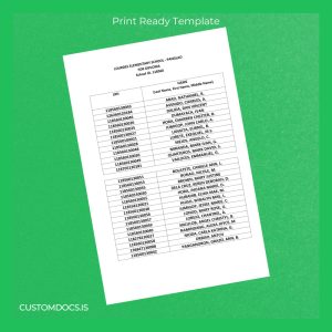 custom Philippines Lourdes Elementary School High School Diploma Template File Preview - CustomDocs