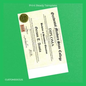 custom Philippines Occidental Mindoro State College Bachelor of Secondary Education Template File Preview - CustomDocs