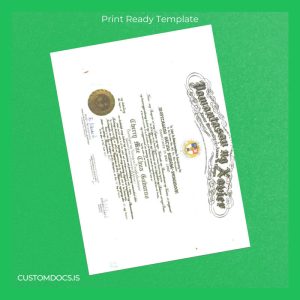 custom Philippines University of the Cordilleras Diploma Template File Preview - CustomDocs