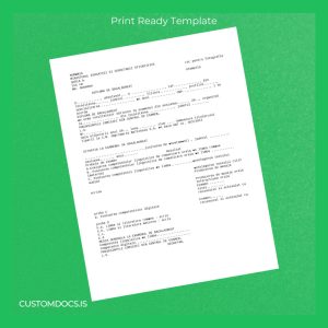 custom Romania Bacalaureat Diploma Template File Preview - CustomDocs