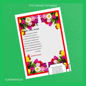 custom Romania Diploma Template File Preview - CustomDocs
