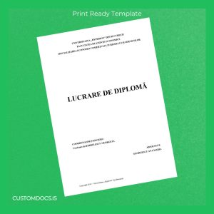 custom Romania Hyperion University Bachelor of Science in Marketing Strategies Template File Preview - CustomDocs