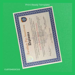 custom Romania Preschool Diploma Template File Preview - CustomDocs