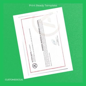 custom Spain Autrán Dental Academy Diploma in Dental Aesthetics Certificate File Preview - CustomDocs