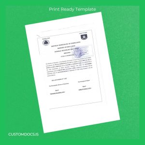 custom Timor-Leste Ministry of Education General Secondary Education Diploma Template File Preview - CustomDocs