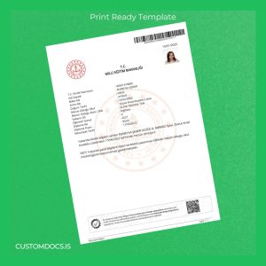 custom Turkey Düzce Arsalan Anadolu High School High School Diploma File Preview - CustomDocs