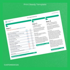 custom UK Human Givens College Human Givens Diploma Template File Preview - CustomDocs