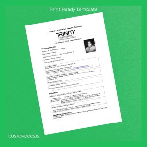 custom UK Trinity College London LTCL Diploma in TESOL File Preview - CustomDocs