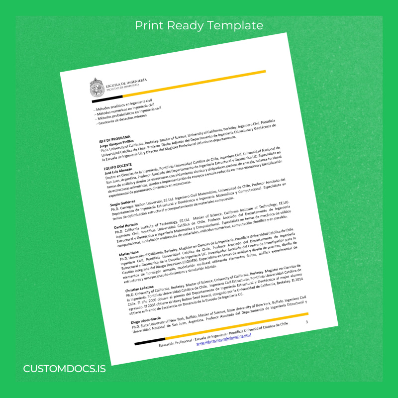 Custom USA Pontificia Universidad Católica de Chile Diploma in Geotechnical Engineering page 3 File Preview - CustomDocs
