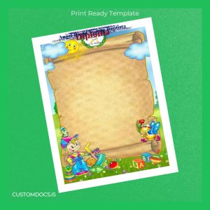 custom Venezuela Centro de Educación Inicial _Ramón David Palomares_ Promotion Diploma to First Grade File Preview - CustomDocs