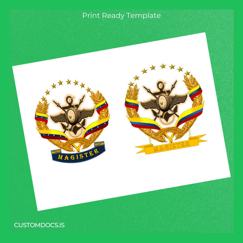 Custom Venezuela Universidad Militar Bolivariana de Venezuela Master's Degree Diploma page 4 File Preview - CustomDocs