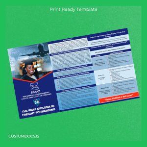 custom Zimbabwe Shipping and Forwarding Agents' Association FIATA Diploma in International Freight Forwarding Template File Preview - CustomDocs